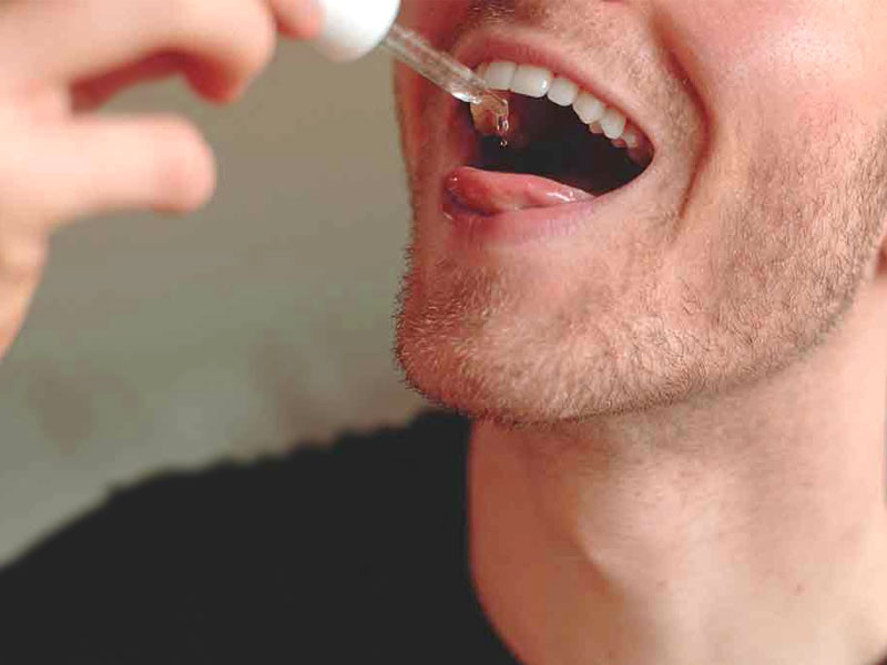 Употребление КБД под язык КБД под язык