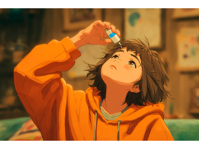 «Отбеливание» глаз